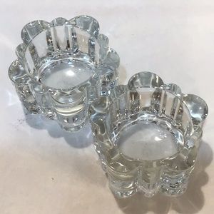 Pair of Partylite votive or tealight candle holders EUC